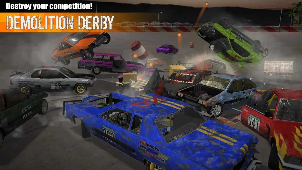 Demolition Derby 3 Mod APK [Dinero ilimitado,Compra gratis,Mod speed]