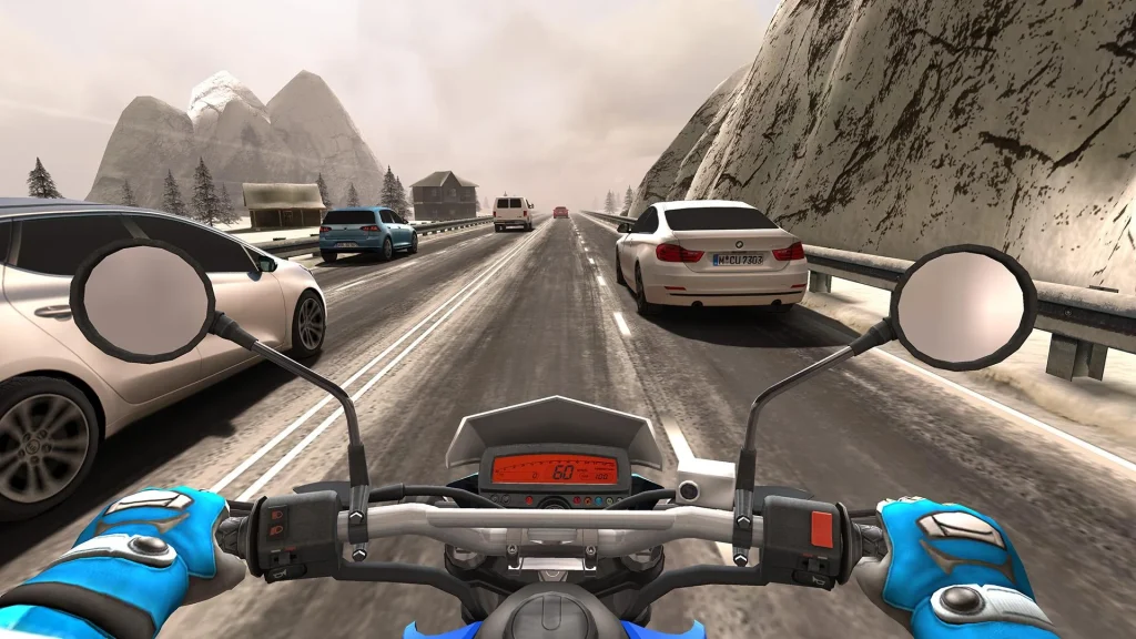 Traffic Rider Mod APK todos los niveles desbloqueados