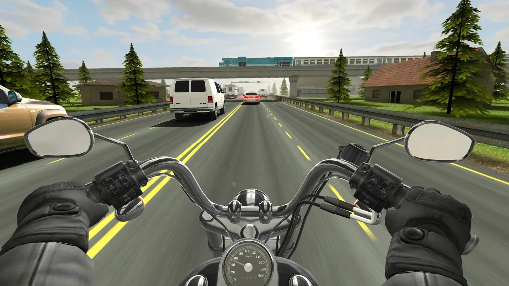 Traffic Rider mod apk hackear todas las bicicletas desbloqueadas