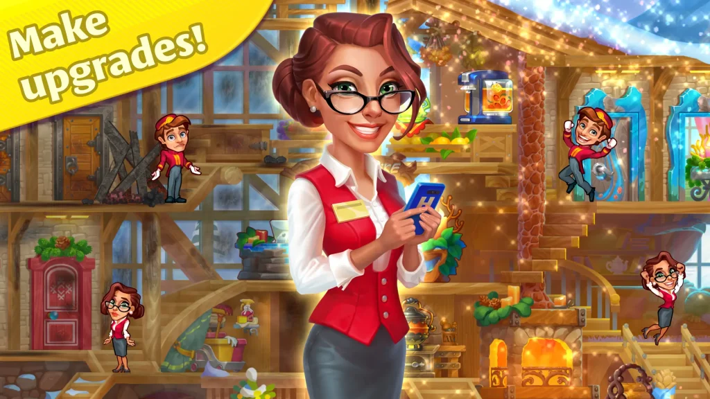 grand hotel mania mod apk dinero y gemas ilimitados