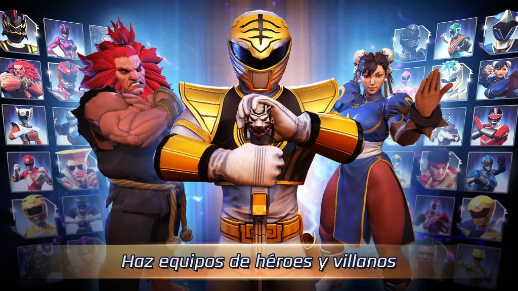 power rangers Legacy Wars mod apk todos los héroes desbloqueados