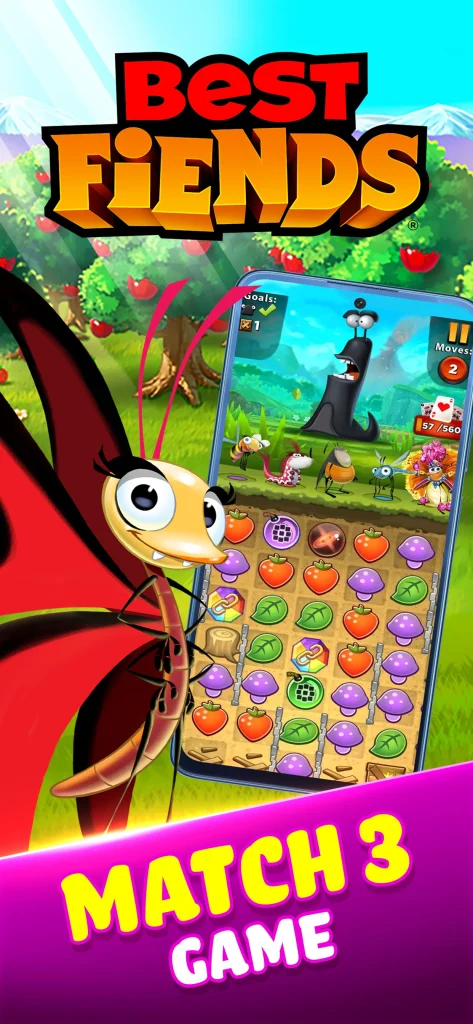 Best Fiends mod apk dinero infinito