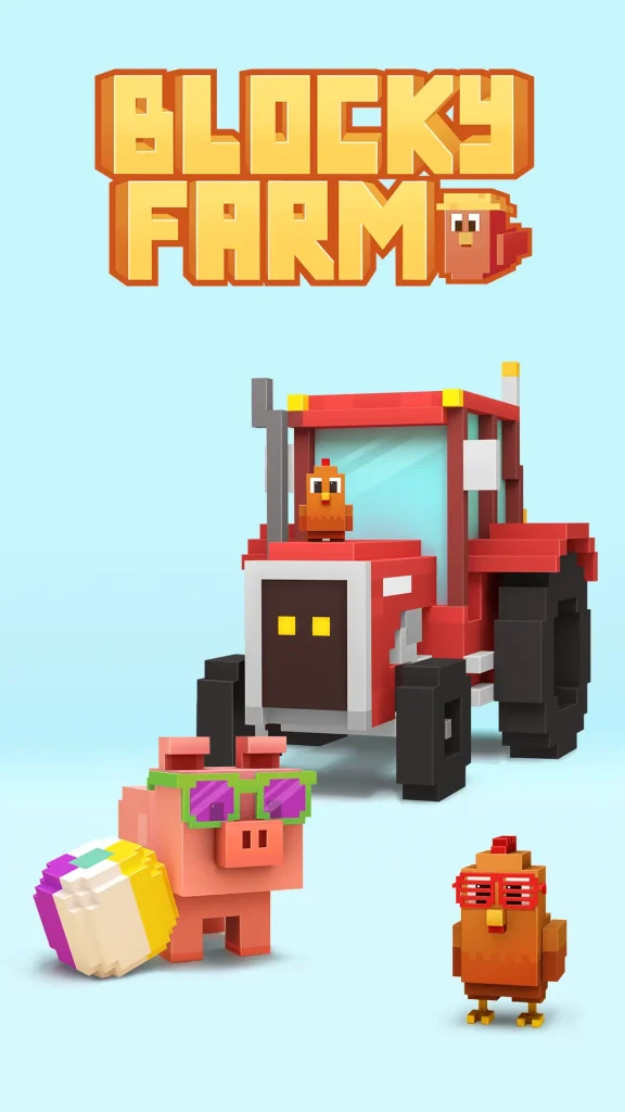 Blocky Farm mod apk dinero infinito