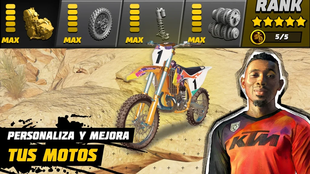 Dirt Bike Unchained mod apk compras gratis ultima version