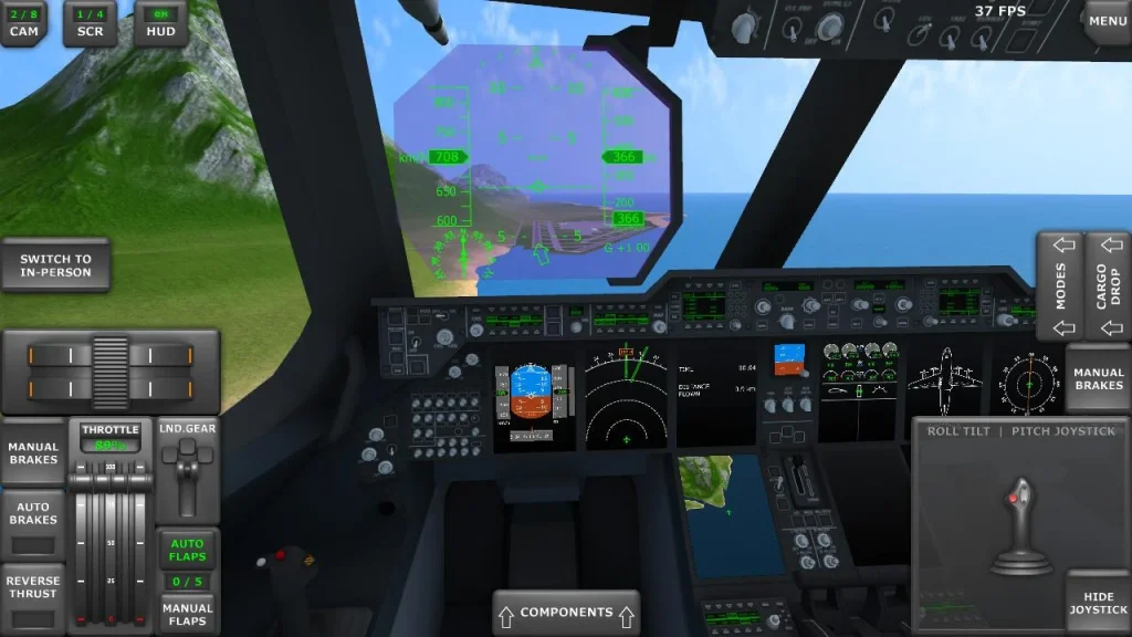 Turboprop Flight Simulator MOD APK compras gratis ultima verison