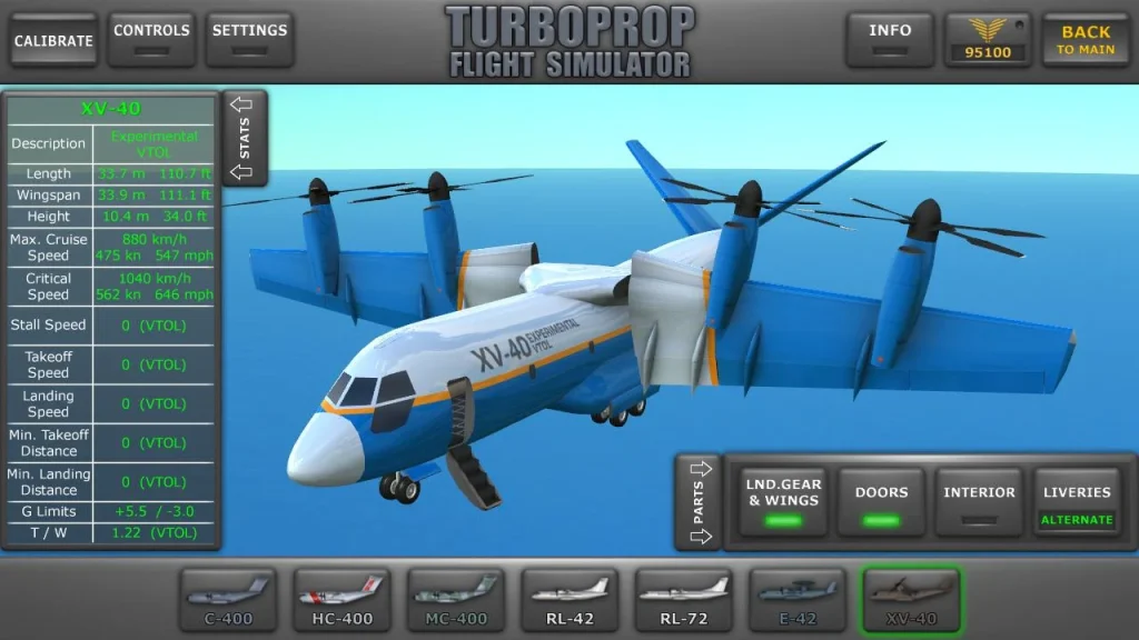 Turboprop Flight Simulator MOD APK dinero infinito