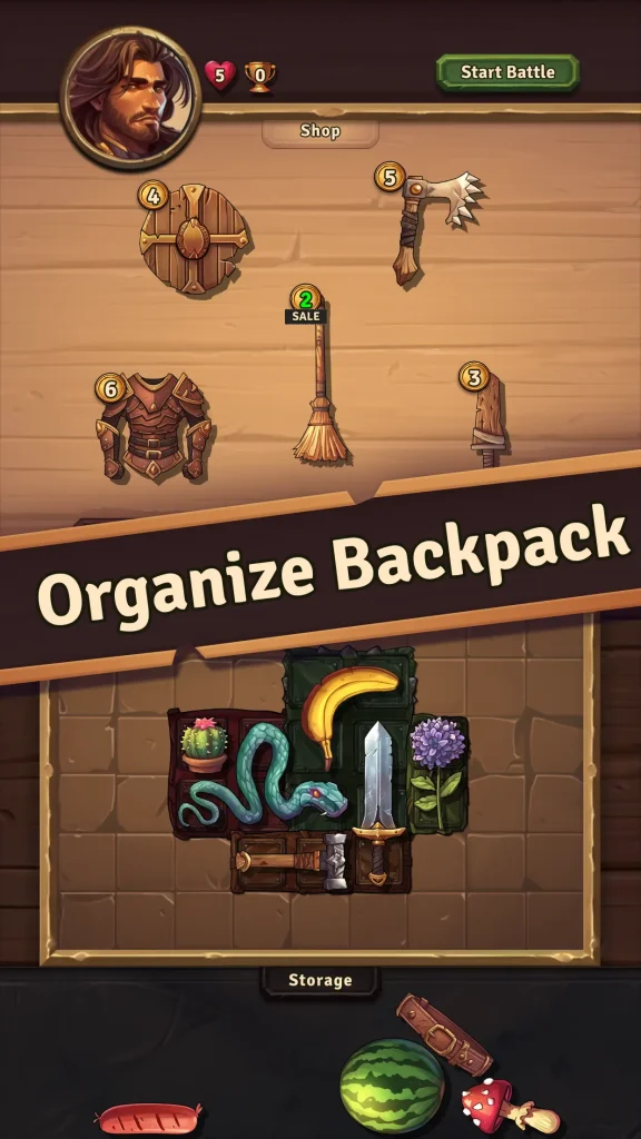 Backpack Brawl mod apk ilimitado todo descargar