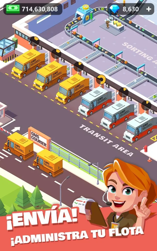 Idle Courier mod apk dinero infinito