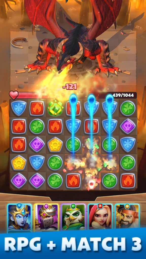 Puzzle Breakers Champions War mod apk ilimtado todo