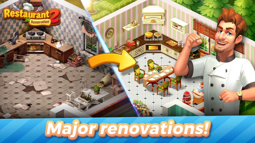 Restaurant Renovation 2 MOD APK dinero infinito