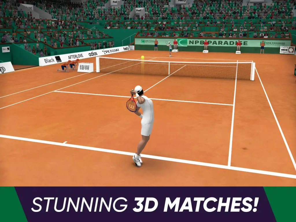 Tennis World Open 2024 mod apk compras gratis ultima version