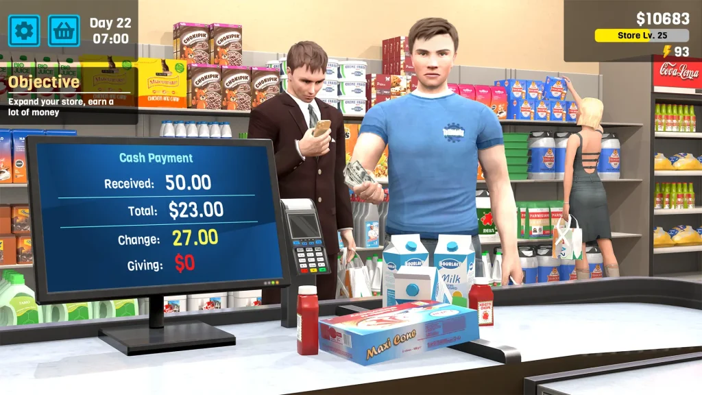 manage supermarket simulator mod apk dinero infinito